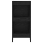 vidaXL Bibliothèque Chêne noir 80 x 30 x 155 cm Bois d'ingénierie