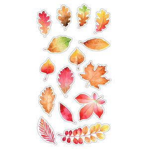 Stickers Puffies - Feuilles d'automne