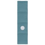 vidaXL Tunnel de lit 2 Pièces Bleu clair 211 x 52 5 x 2 cm Polyester