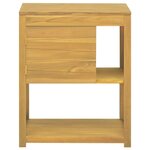 vidaXL Armoire de salle de bain 60x40x75 cm bois de teck solide