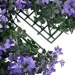  vidaXL Clôture à feuilles artificielles 24 Pièces violet 40x60 cm