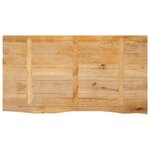 vidaXL Dessus de table à bord vivant 120x60x3 8cm bois massif manguier