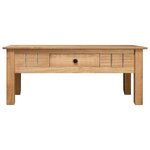vidaXL Table basse 100x60x45 cm Pin massif Assortiment Panama