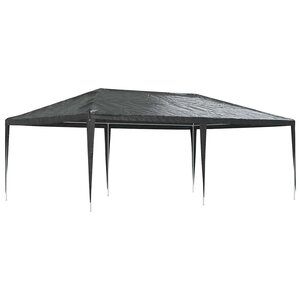 vidaXL Tente de réception professionnelle 4x6 m Anthracite 90 g/m²