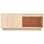 vidaXL Table basse 100x101x40 5 cm Bois massif de pin