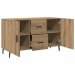 vidaXL Buffet chêne artisanal 100x36x60 cm bois d'ingénierie