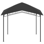 vidaXL Belvédère de jardin 3x3x2 9 m Anthracite 180 g/m²