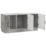 vidaXL Meuble TV Gris béton 99 x 34 5 x 47 cm Bois d'ingénierie