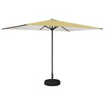 vidaXL Parasol de jardin avec base 200 x 300 cm Polyester