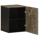 vidaXL Armoire de salle de bain murale 38x33x48cm bois massif manguier