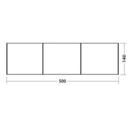 Easy Camp Brise-vent 500x140 cm Gris