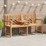vidaXL banc Other Marron 150 x 60 x 90 cm Bois de teck solide