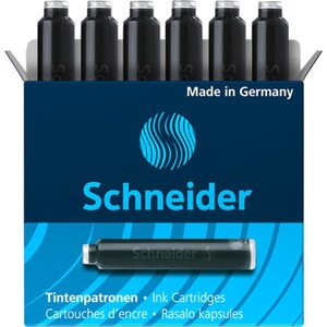 Cartouche d'encre Noir Boîte 6 x 50 SCHNEIDER