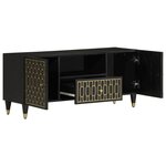 vidaXL Meuble TV 105x33x46 cm Bois massif de manguier