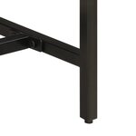 vidaXL Table console 110x30x75 cm bois de manguier massif brut et fer