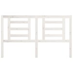 vidaXL Tête de lit Blanc 166x4x100 cm Bois de pin massif