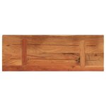 vidaXL Dessus de table 80x20x2 5 cm rectangulaire bois massif d'acacia