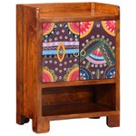 vidaXL Meuble à chaussures 55x35x75 cm en bois solide d'acacia