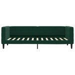 vidaXL Lit de repos sans matelas vert foncé 80x200 cm velours