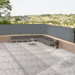 vidaXL Auvent latéral rétractable Anthracite 117x1200 cm