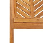 vidaXL Ensemble de salle à manger de jardin 3 pièces en bois d'acacia