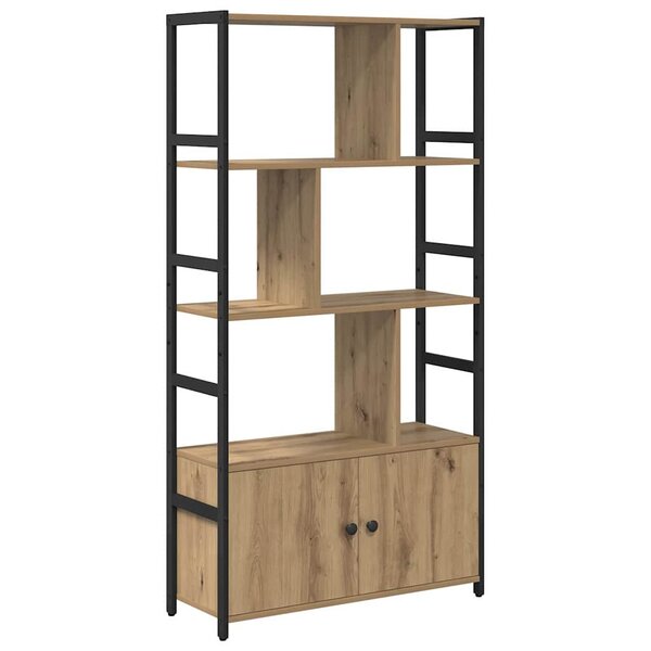 vidaXL Étagère Chêne artisanal 80 x 30 x 155 5 cm Bois d'ingénierie