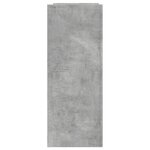 vidaXL Table console gris béton 100x35x90 cm bois d'ingénierie