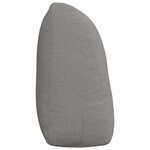 vidaXL Coussin de Dos Taupe 120 x 24 x 50 cm tissu