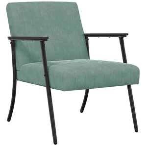 vidaXL fauteuil Vert Mer 59 x 75 x 78 cm Velours