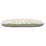 vidaXL Coussin de Dos Crème 100 x 50 cm Tissu en velours côtelé