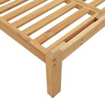 vidaXL Canapés centraux palette de jardin 2Pièces et coussins bois acacia