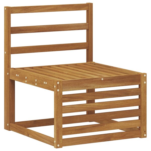vidaXL Sofa de milieu extérieur Bois d'Acacia Massif Naturel