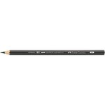 Crayon graphite aquarelle mine 3 3 mm 2b noir x 6 faber-castell