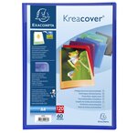 Protège document personnalisable PP Kreacover 120 vues assortis EXACOMPTA