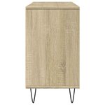 vidaXL Armoire salle de bain chêne sonoma 80x33x60cm bois d'ingénierie