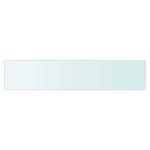 vidaXL Panneau d’étagère Verre transparent 70 x 15 cm