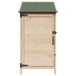 vidaXL Abri de jardin Naturel 59 x 56 x 113 5 cm Bois de Sapin Massif