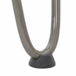 vidaXL Pieds en épingle à cheveux pour table basse 4 pièces Acier naturel 30 cm Acier massif