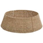 vidaXL Collier de sapin de Noël Marron 90 x 90 x 28 cm