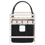 vidaXL Lit mezzanine enfants avec tunnel sans matelas 90x200 cm