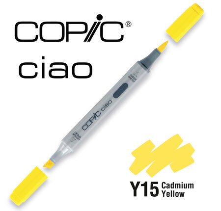 Marqueur à l'alcool Copic Ciao Y15 Cadmium Yellow