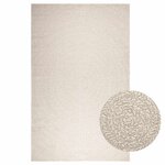 vidaXL Tapis ZIZUR crème 200x290 cm aspect de jute intérieur extérieur