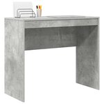 vidaXL Bureau Gris béton 90 x 40 x 76 cm