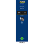Bandes simple soudure 210 x 44 mm pour timbres-poste. Fond - Noir