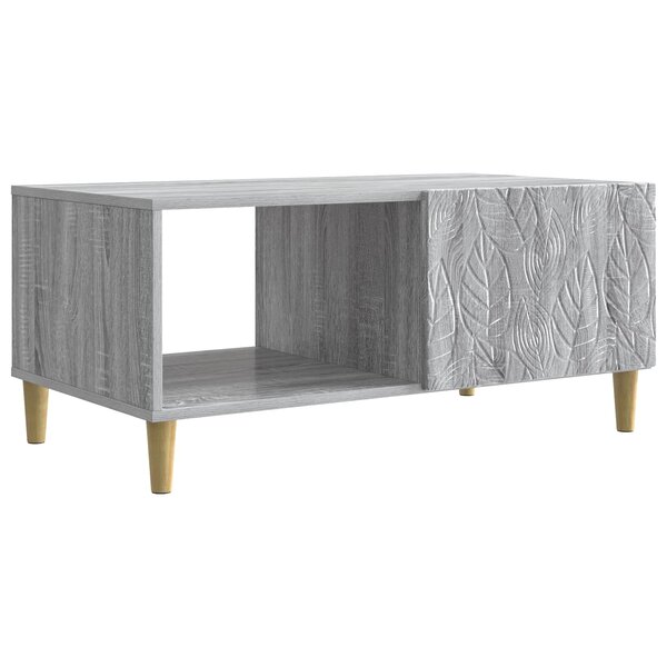 vidaXL Table basse Sonoma gris 90 x 50 x 40 cm Bois d'ingénierie