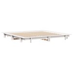 vidaXL Cadre de lit sans matelas blanc 160x200 cm bois de pin massif