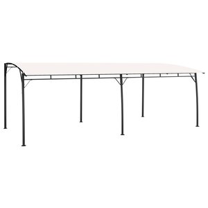 vidaXL Auvent pare-soleil de jardin 6x3x2 55 m crème
