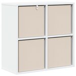 vidaXL Buffet Blanc 59 5 x 27 x 57 cm