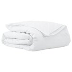 vidaXL Couettes & Duvets Blanc 240 x 260 cm Bas