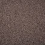 vidaXL Canapé en forme de L revêtement en tissu 186x136x79 cm marron